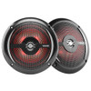 DS18 HYDRO 6.5" 2-Way Marine Slim Speakers w\/RGB LED Lighting 100W - Black [NXL-6SL\/BK]