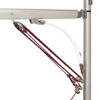 Barton Marine Boomstrut  Silver\/White f\/Boats Up To 20' [44010]