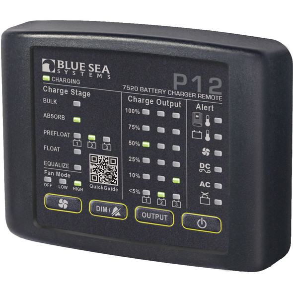 Blue Sea 7520 P12 LED Remote f\/Battery Chargers [7520]