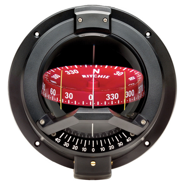 Ritchie BN 202 Navigator Compass - Bulkhead Mount - Black [BN-202]