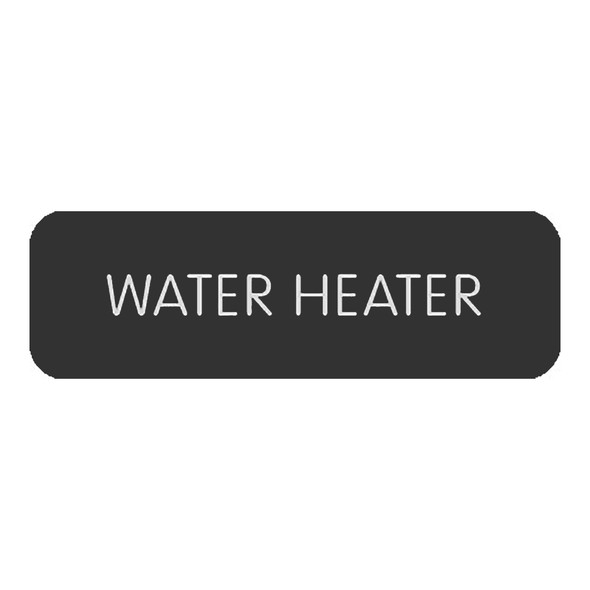Blue Sea Large Format Label - "Water Heater" [8063-0438]