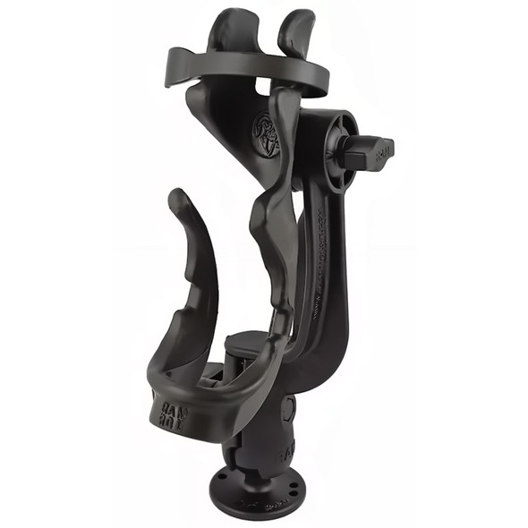 RAM Mount RAM-ROD 2000 Fishing Rod Holder w\/RAM-ROD Revolution Ratchet\/Socket System & Round Flat Surface Base [RAM-114-RBU]