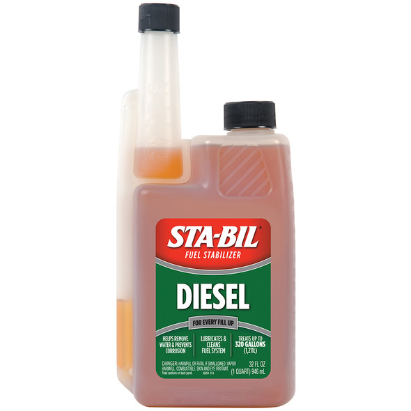 STA-BIL Diesel Formula Fuel Stabilizer  Performance Improver - 32oz *Case of 4* [22254CASE]