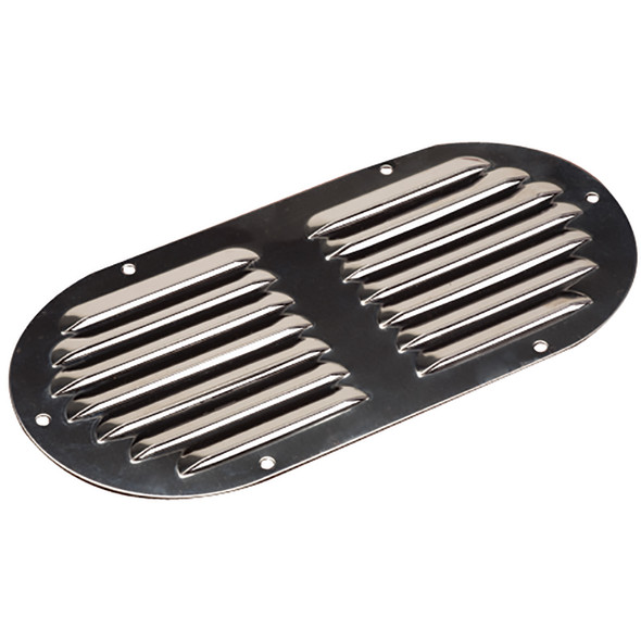 Sea-Dog Stainless Steel Louvered Vent - Oval - 9-1\/8" x 4-5\/8" [331405-1]