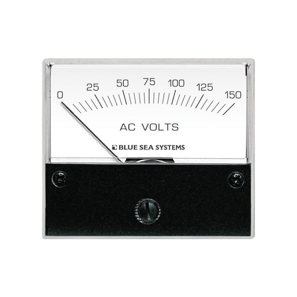 Blue Sea 9353 AC Analog Voltmeter 0-150 Volts AC [9353]