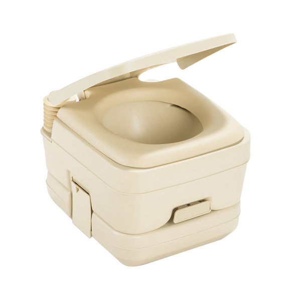 Dometic 964 Portable Toilet w\/Mounting Brackets - 2.5 Gallon - Parchment [311096402]
