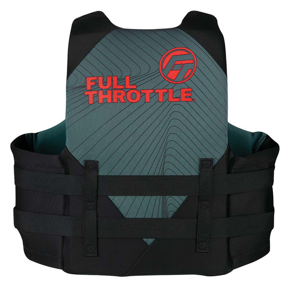 Full Throttle Adult Rapid-Dry Life Jacket - 2XL\/4XL - Grey\/Black [142100-701-080-22]