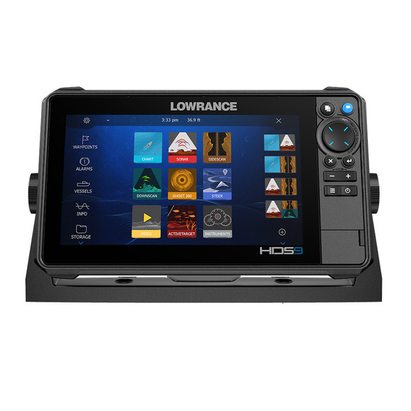 Lowrance HDS PRO 9 chartplotter/fishfinder front view