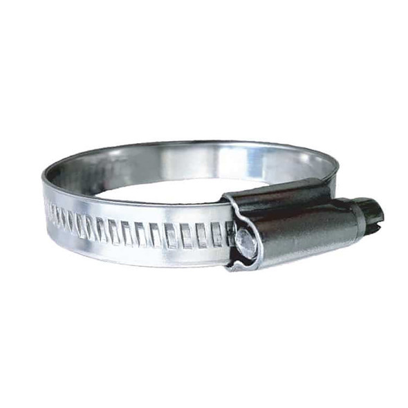 Trident Marine 316 SS Non-Perforated Worm Gear Hose Clamp - 15\/32" Band Range - (7\/8" 1-1\/4") Clamping Range - 10-Pack - SAE Size 12 [710-0341]