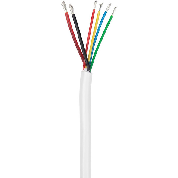 Ancor RGB + Speaker Cable - 18\/4 +16\/2 Round Jacket - 25' Spool Length [170002]