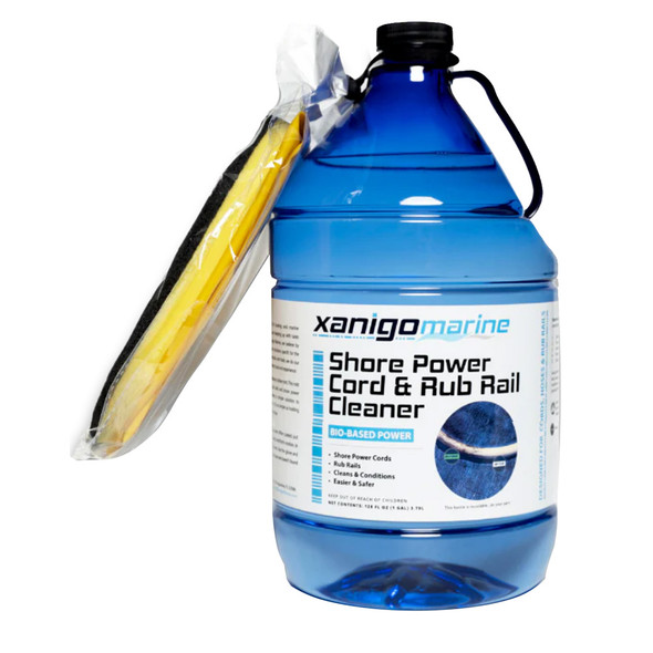 Xanigo Marine Shore Power Cord  Rub Rail Cleaner w\/Glove - 1 Gallon [XMSPC1G]