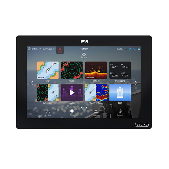 Raymarine Axiom 2 RV 12" Chartplotter\/Fishfinder w\/RealVision 3D Sonar, Lighthouse North America Chart  RV-100 Transducer [E70725-03-102]