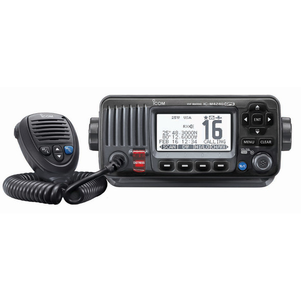 Icom IC-M424G Fixed Mount VHF w\/Built-In GPS - Black [M424G 41]