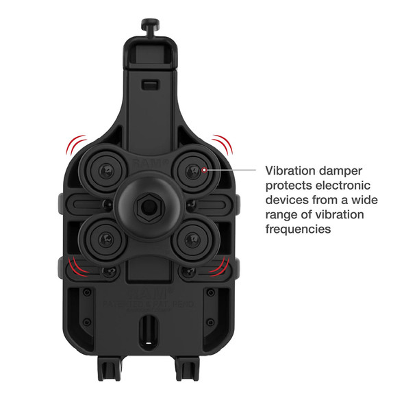 Ram Mount RAM Quick-Grip Pro Phone Holder w\/Ball  Vibration Damper [RAM-HOL-PD5BVU]