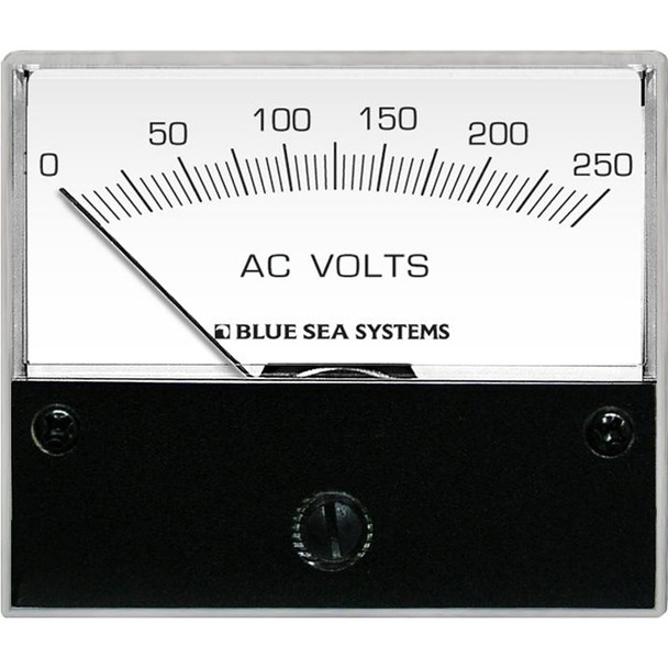 Blue Sea 9354 AC Analog Voltmeter 0-250 Volts AC