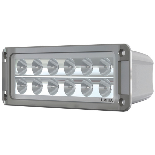 Lumitec Maxillumeh60 - Flush Mount Flood Light - White Housing - White Dimming [101336]