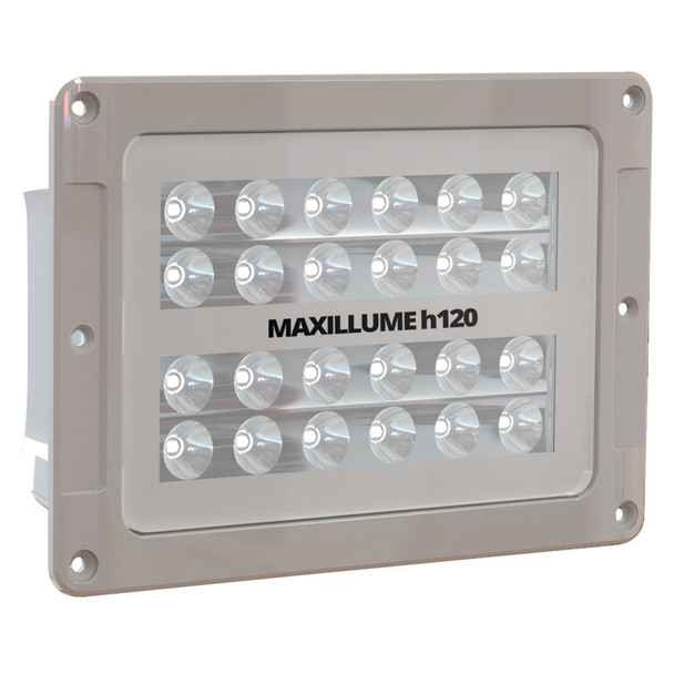 Lumitec Maxillumeh120 - Flush Mount Flood Light - White Housing - White-Dimming [101348]