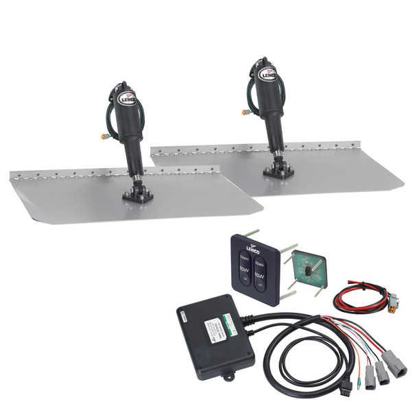 Lenco 12"x12" Standard Trim Tab Kit w/Standard Tactile Switch 12V [15105-102]