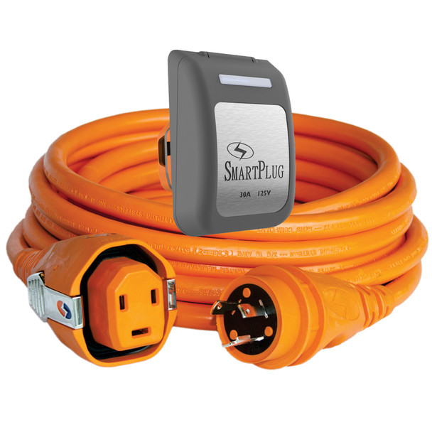 SmartPlug 30 Amp Dual Configuration 50' Cordset w/Twist-Type Connection and 30 Amp Non-Metallic Grey Inlet [C30503BM30PG]