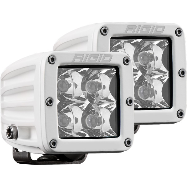 Rigid Industries D-Series PRO Hybrid-Spot LED - Pair - White [602213]