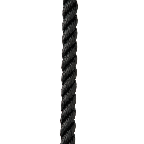 New England Ropes 5/8" X 50 Premium Nylon 3 Strand Dock Line - Black [C6054-20-00050]