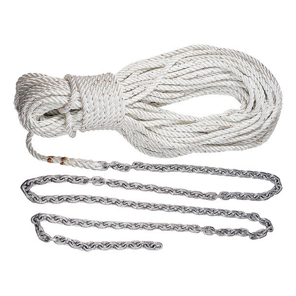Lewmar Anchor Rode 15 5\/16 G4 Chain w\/150 5\/8 Rope w\/Shackle [HM15H150PX]