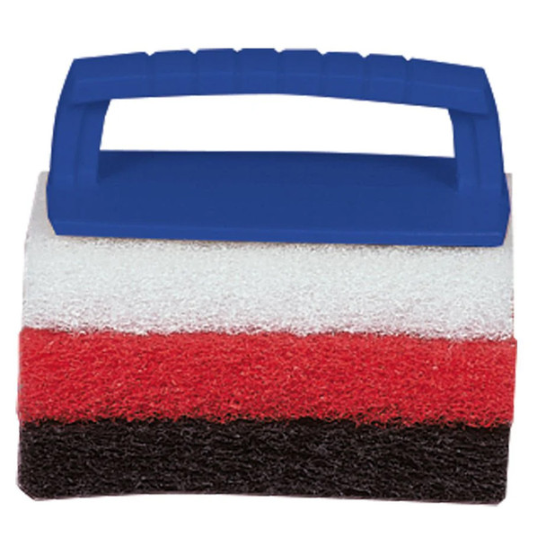 Star brite Multi-Texture Scrub Pad Kit w\/Interchangeable Handle - 3 Pads [40023]