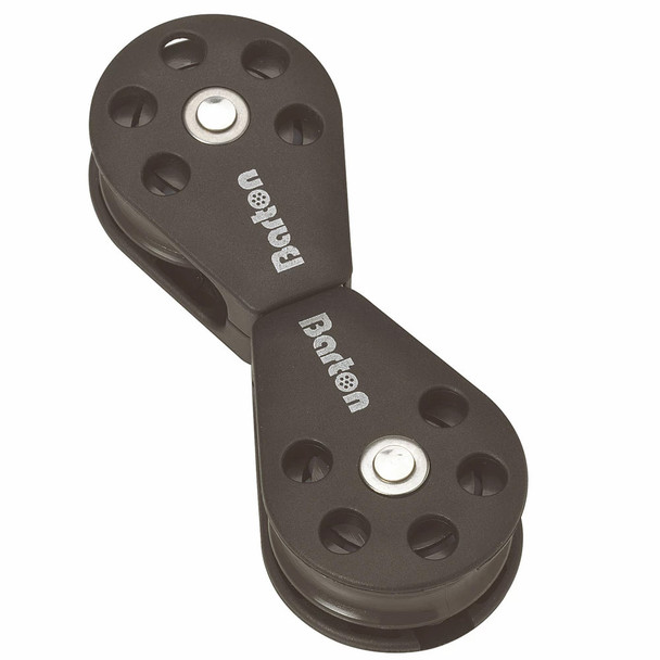 Barton Plain Bearing Pulley Block Back to Back Swivel Block - Size 1, 30mm [N01280]