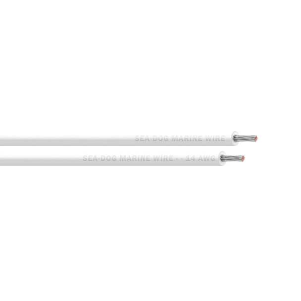 Sea-Dog 14 AWG White Primary Wire - 100' [8014052]