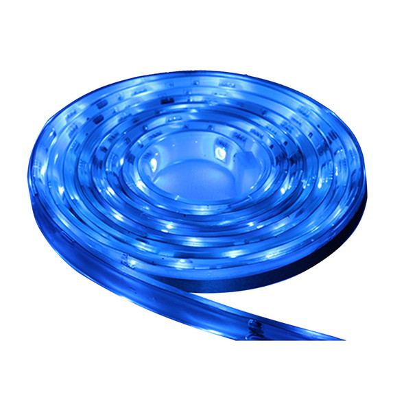 Lunasea Flexible Strip LED - 5M w/Connector - Blue - 12V [LLB-453B-01-05]