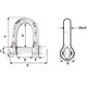 Wichard Self-Locking D Shackle - 12mm Diameter - 15\/32" [01206]