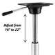 Wise King Pin Power Rise Pedestal - Adjusts 16" to 22-3\/8" [8WD2003]