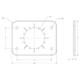 TACO Grand Slam 300 Universal Backing Plate f\/GS-300  GS-390 - Pair [BP-0300BSY-1]