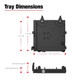 RAM Mount RAM No-Drill Laptop Mount f\/'15-26 Chevrolet Colorado + More [RAM-VB-193-SW3]