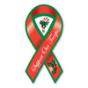 Made In USA Support Our Troops Holiday 2-in-1 Ribbon Magnet (8" x 3.88")