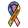 Made In USA Full-Time Heros National Guard 2-in-1 Ribbon Magnet (8" x 3.88")