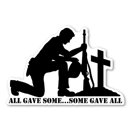 Made In USA All Gave Some Some Gave All Magnet (4.38" x 6.5")