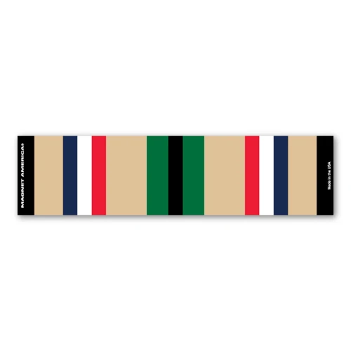 Made In USA Desert Storm Service Mini Ribbon Bar Magnet (1.25" x 5")