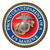 Made In USA Proud Grandparent Of A Marine Circle Magnet (5" x 5")