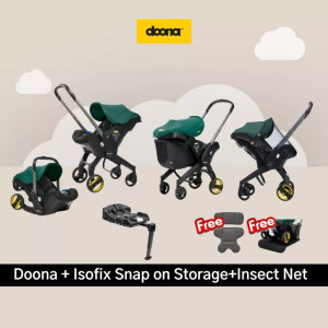 Doona+ Car Seat to Stroller คาร์ซีทปรับเป็นรถเข็น กระเช้า+isofix+Snap-on Storage+Insect Net Doona+ Car Seat to Stroller คาร์ซีทปรับเป็นรถเข็น กระเช้า+isofix+Snap-on Storage+Insect Net