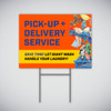 Laundromat Pick Up & Delivery Advertising Sign