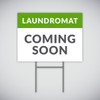 Laundromat Coming Soon Yard Sign - Green