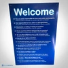 Laundromat English Spanish Rules Polystyrene Sign 24" x 36"