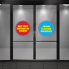 Laundromat Door Decals