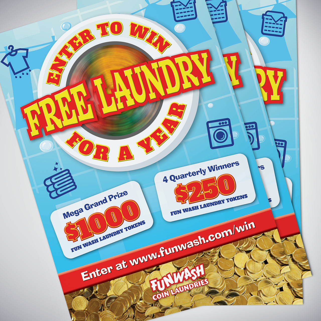 Laundromat Promotion Graphic