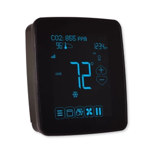 X7C-WIFI-B Touchscreen  Wi-Fi Programmable Thermostat w/CO2(Black)