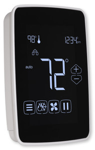J5T-IP-W Touchscreen Ethernet Programmable Thermostat - 3 Inputs (White)