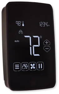 NT-DEMO-J5-IP Dealer Demo Kit: 1 J5 Ethernet Thermostats (Black),  Stand & Power Supply