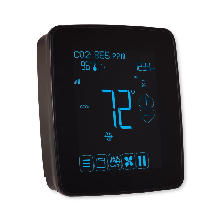 X7C-WIFI-B Touchscreen  Wi-Fi Programmable Thermostat w/CO2(Black)