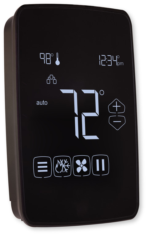 J5-IP-B Touchscreen  Ethernet Programmable Thermostat (Black)